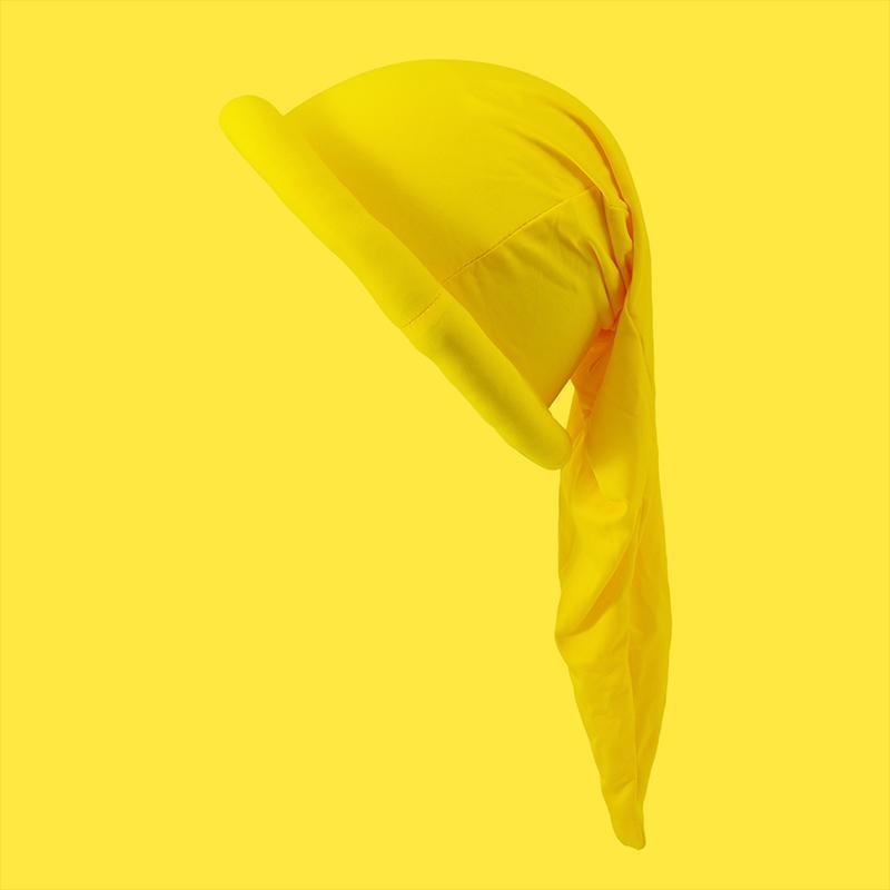 1PC Christmas Hat Fun Solid Color Holiday Surprises Comfortable Playful Polyester Stage Performances Dwarf Shaped Atmosphere