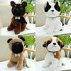 Emulational Pug Dog Bulldog Chihuahua Plush Toy Stuffed Animal Doll Decoration