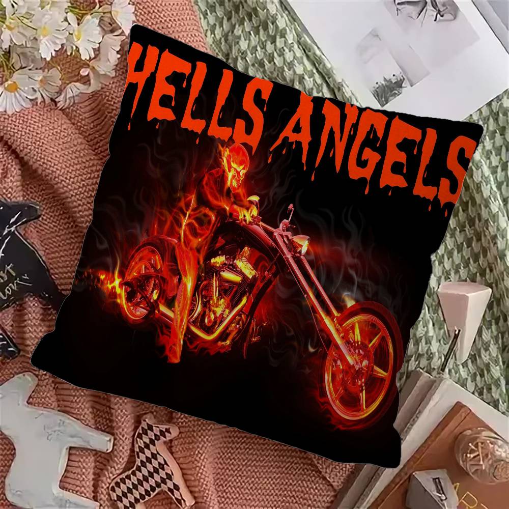 H-Hellfest Band Pillow Gift Home Office Decoration Pillow Bedroom Sofa Car Cushion CoverPillow Case