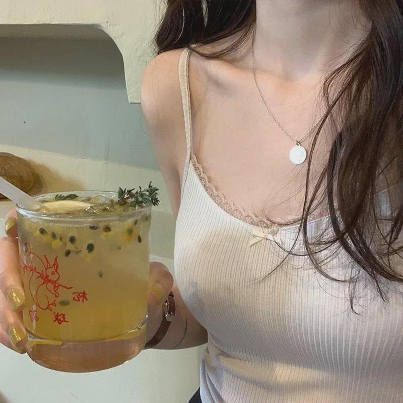 Vestă Chic Spate: Camolă din dantelă florală în stil celebritate pentru femei