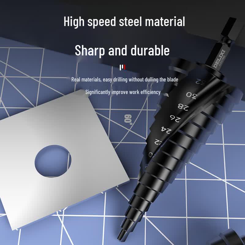 DELIXI ELECTRIC Pagoda Step Drill Bit
