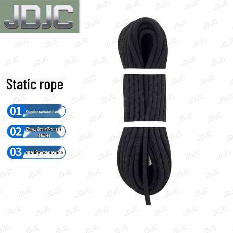 JDJC 1.8cm Static Rock Climbing and Rappelling Rope, 15m