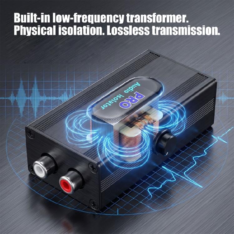 Ground Noise Isolator for Car Music Systems and Home Stereo Connection, with Plugs and Plays Ground Relief
