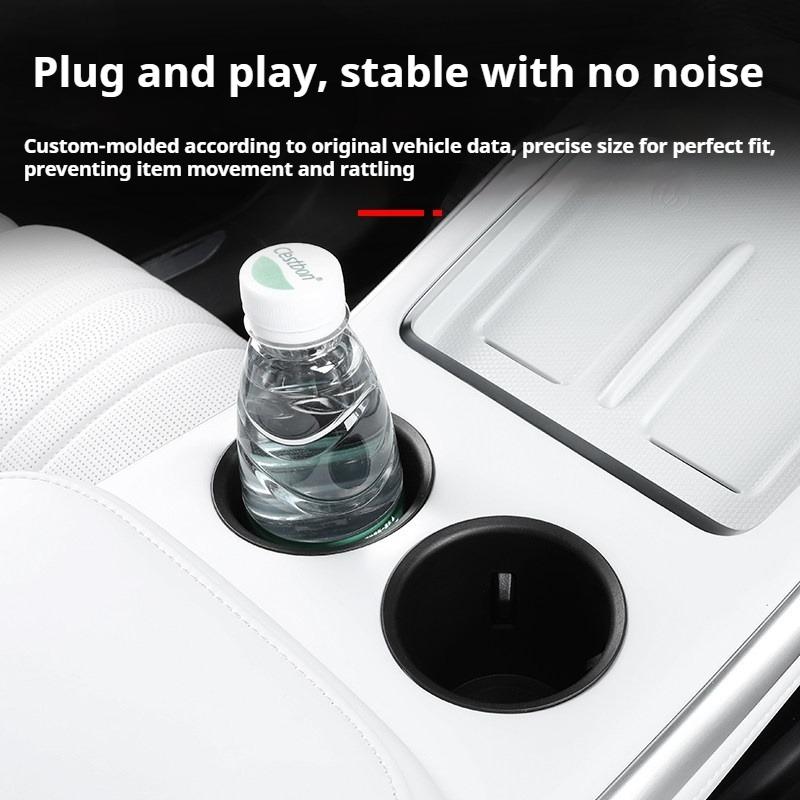 For Xpeng G9 Xiaopeng G9 2025 2026 Cup Slot Storage Pad Shockproof Cup Holder Mat Interior Protective Accessories