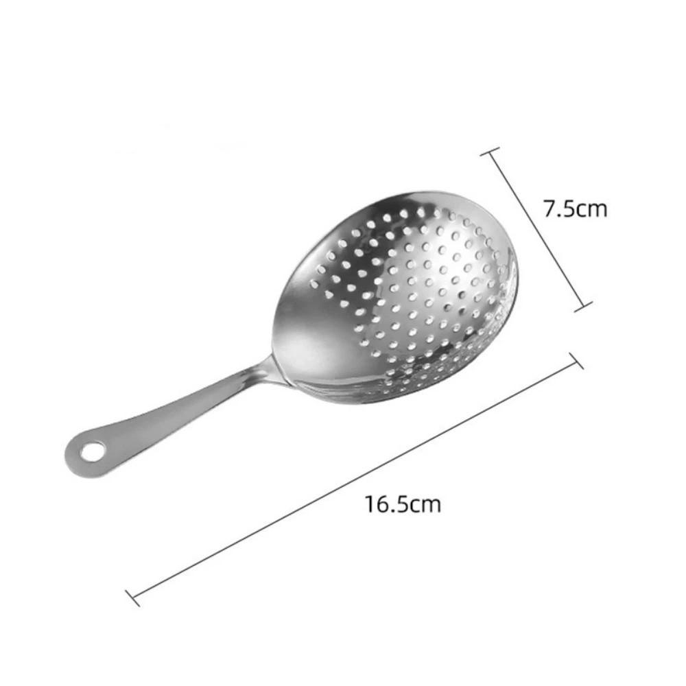Silver Bar Strainer Stainless Steel Hawthorne Strainer Mixed Drink Cocktail Strainer  Home Bar Use
