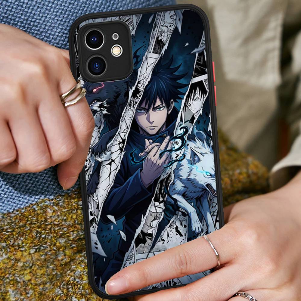 

Supernatural Anime Jujutsu Kaisen Silicone Case For IPhone 16 15 14 13 12 11 Pro Max Plus X XS MAX Shockproof Matte Cover iphone 15