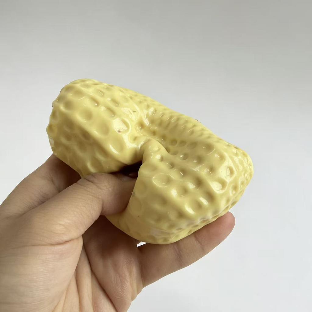 Hohe Plastizität Erdnuss Druckball ASMR Sensorischer Dekompressions Quetschball Nass und Rutschiges Spielzeug Fidget Langsamer Rückprall Spielzeug