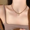 Dopamine Ethnic Retro Beaded Colorful Pearl Choker Necklace - Niche High-End Fashion