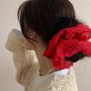 Elastic Hair Scrunchies Large Lace Ponytail Holder Suitable for Adult Hair Types