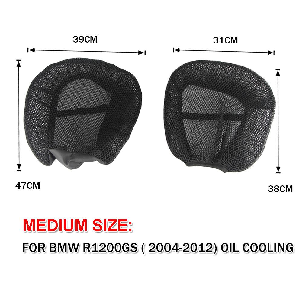 

Nylon Motorcycle Cushion Saddle Seat Protector Covers Anti-Slip 3D Mesh Seat Cover For BMW R 1200 GS R1200 Oil Cooled 2004-2012