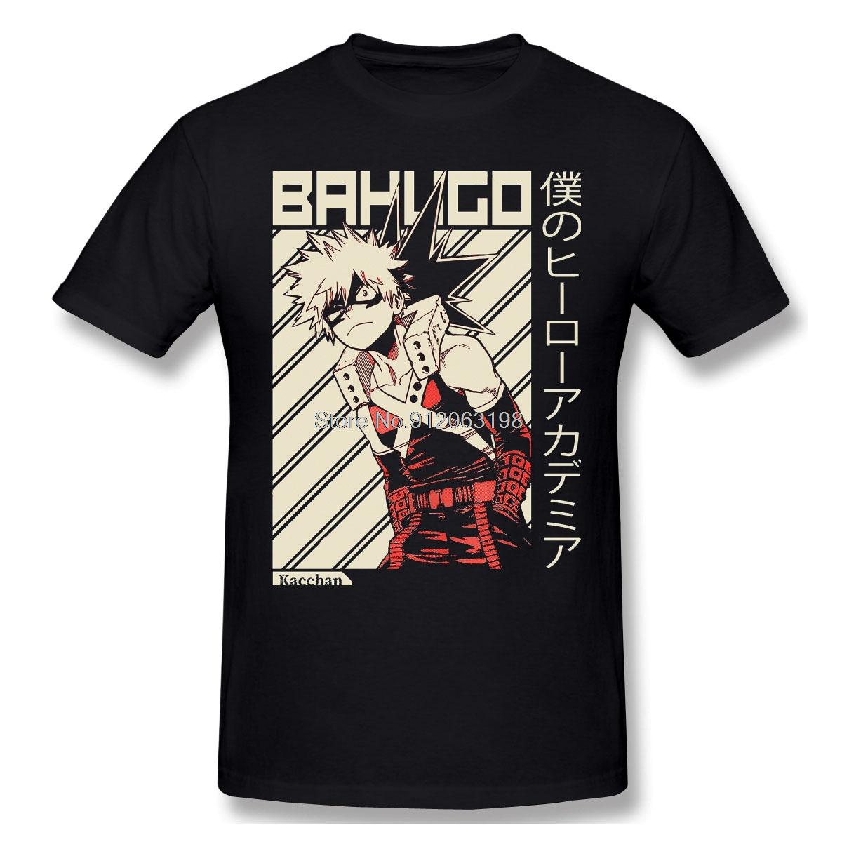 

Rengoku Customization Men Clothing My Hero Academia T-Shirt Katsuki Bakugo Classic Fashion Футболки з короткими рукавами Streetwear XS чорний