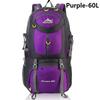 Hexagonal Nylon Backpack For Camping Climbing And Trekking 40l/50l/60l