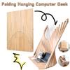 Minimalist Computer Desk Wall Mounted Solid Wood Folding Hanging Desks Creative Design Space Saving Office Foldable Wall Table