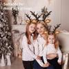 Weihnachts Geweih Stirnband Niedlich Realistisch Rentier Haarband Frauen Party Festival Deko Kopfschmuck Cosplay Haaraccessoires