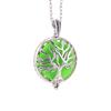 Aromatherapy Necklace Tree of Life Diffuser Jewelry Vintage Open Locket Pendant Essential Oil Perfume Aroma Diffuser Necklace