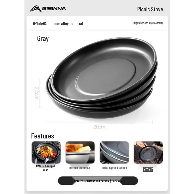 Beishanlang Outdoor Aluminum Alloy Tableware Set