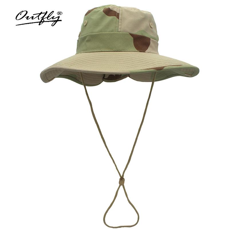 Fan tail magic adjustment camouflage bucket hat outdoor sun protection visor hat women summer sun protection fishing hat jungle hat