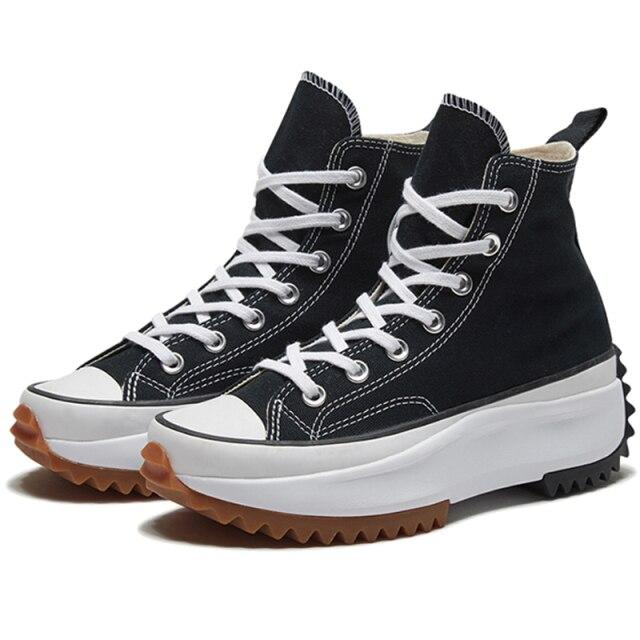 platform canvas boots