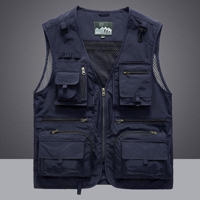 Colete jaqueta masculina multi-bolso clássico masculino sem mangas casaco ao ar livre fotógrafo jaquetas 5xl colete roupas de viagem