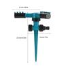 360 Degrees  Rotating Lawn Sprinkler with 3 Arms   Automatic Garden Watering Irrigation Tool
