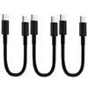 1-3PCS Short 30cm Type C to USB C Cable Fast Charging Power Bank Data Cord or Samsung iPhone15 Xiaomi Phone USB C Data Cable