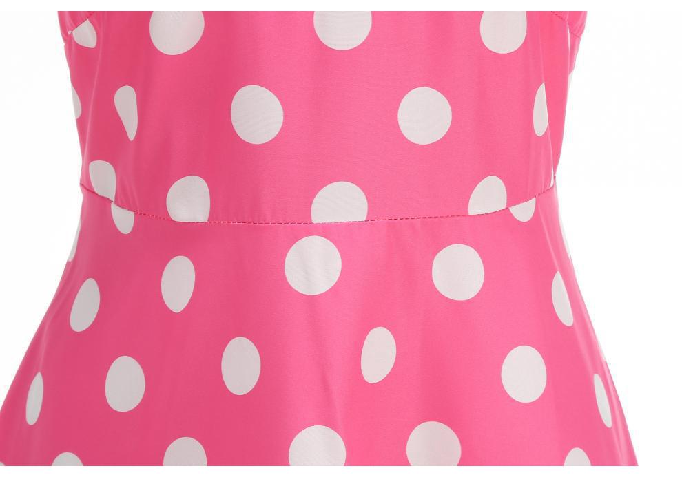 2025 Polka-Dot-Kleid mit Weißem Kragen: Französischer Retro, Hepburn-Inspiriert, Hong Kong Stil