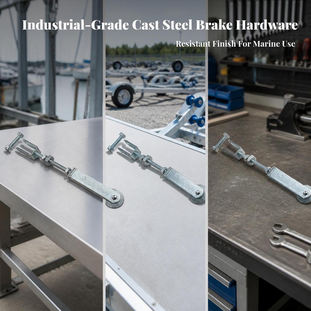 Boat Trailer Brake Adjuster Marine Grade Steel with Threaded Rod