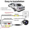 Car Rear View Camera with Video Cable Night Vision Reversing Auto Parking Camera IP68 Waterproof CCD LED Auto Backup Monitor HD
