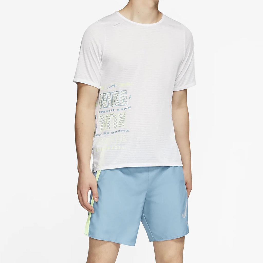 Nike Rise 365 Future Fast Running Short Sleeve T-Shirt Men Tops White CK0678-100