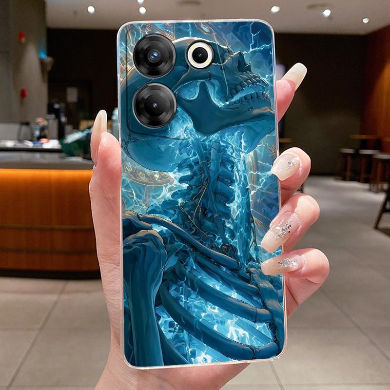 Hülle Für Tecno Camon 20 Pro 5G Hülle CK8n Ästhetisch Süß Cool Jungen Mädchen Transparente Rückseite Tecno Camon 20s Pro 5G Handyhülle