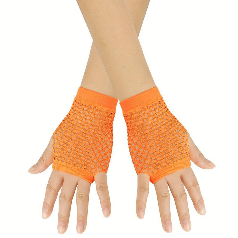 Meier A 78896 mesh gloves punk style punk fishnet gloves