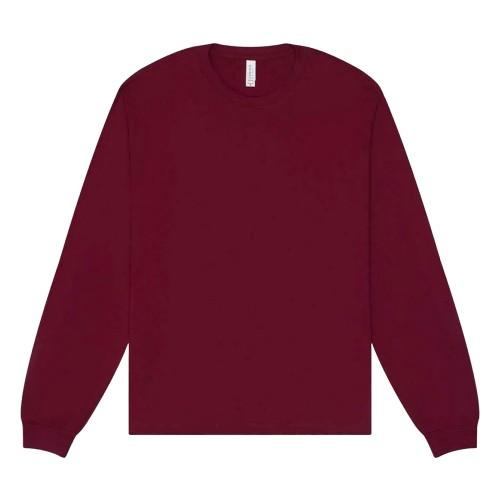Bella + Canvas Unisex Voksen Tungvekts Boksy Langermet T-skjorte