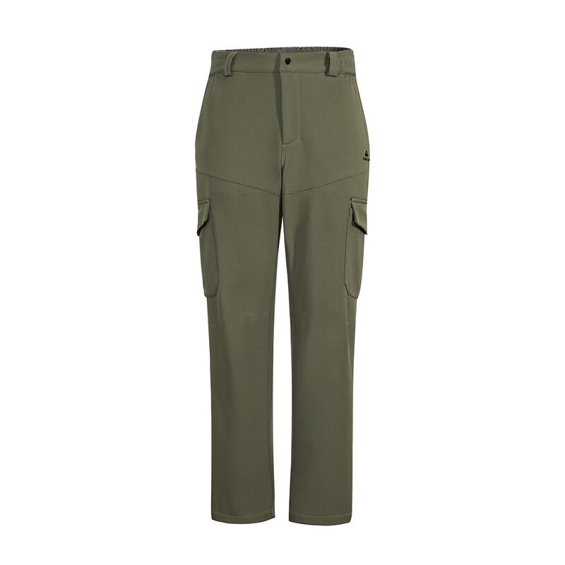 Toluozhe Men's Fleece-Lined Straight-Leg Outdoor Softshell Pants