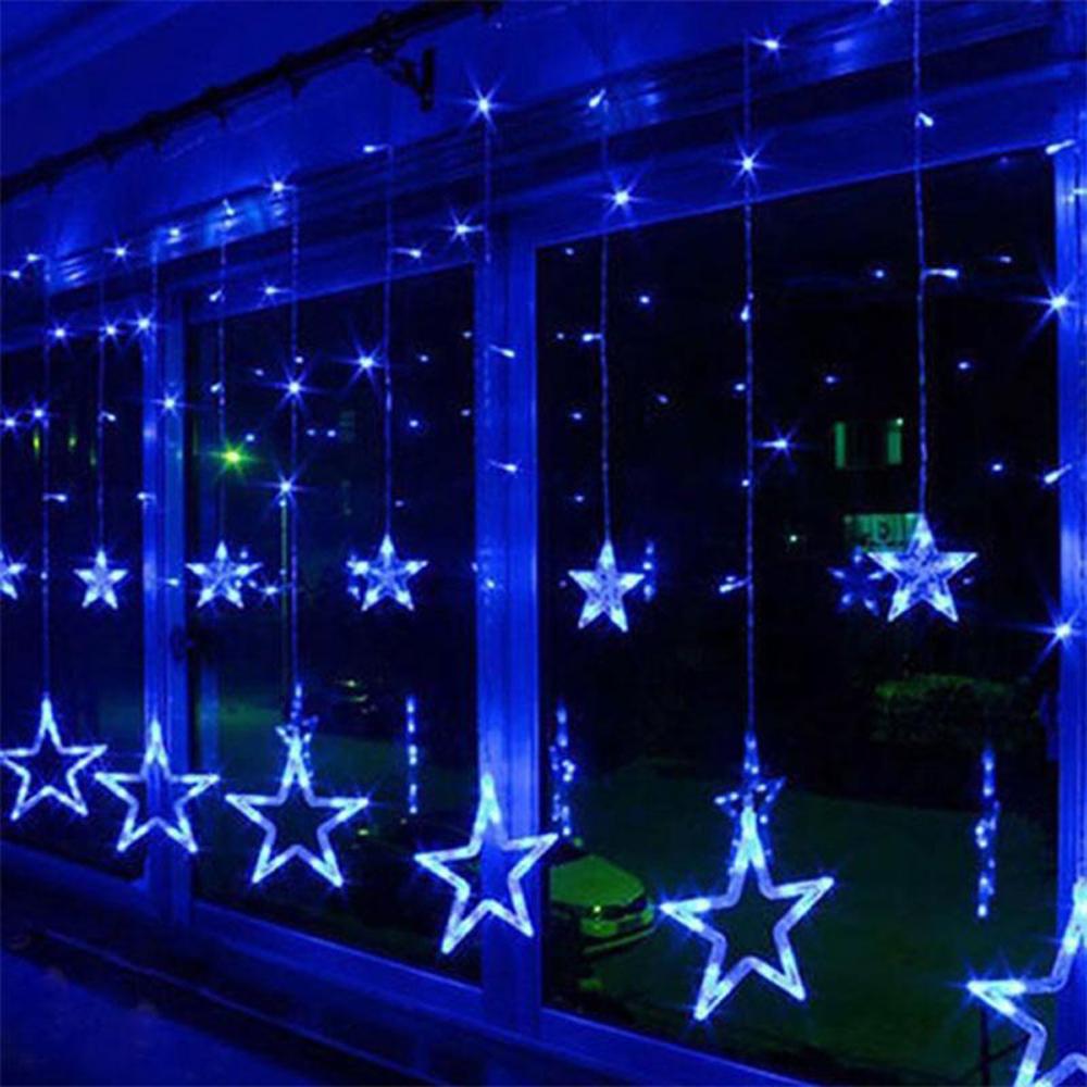 2.5M Christmas LED Lights Curtain String Lighting For Holiday Wedding Garland Party Decoration
