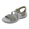 Fashion New 2025 Sports Sandals Rubber Velcro Large Size Women's Shoes Casual Comfortable Breathable Simple Summer Middle-Aged People