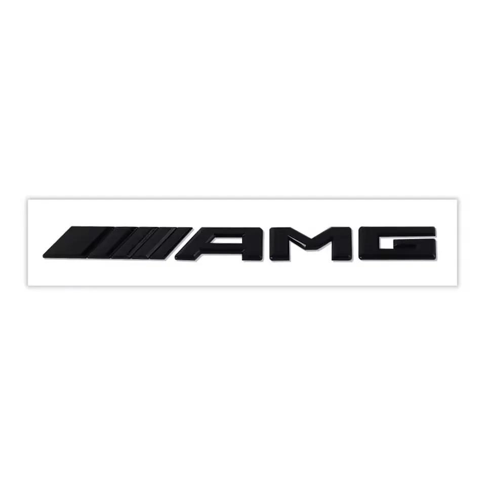 1Pcs Car Letter Badge Center Console Decoration Tail Trunk Stickers For Mercedes benz AMG W203 W204 W205 W176 W211 GLA CLA GLK
