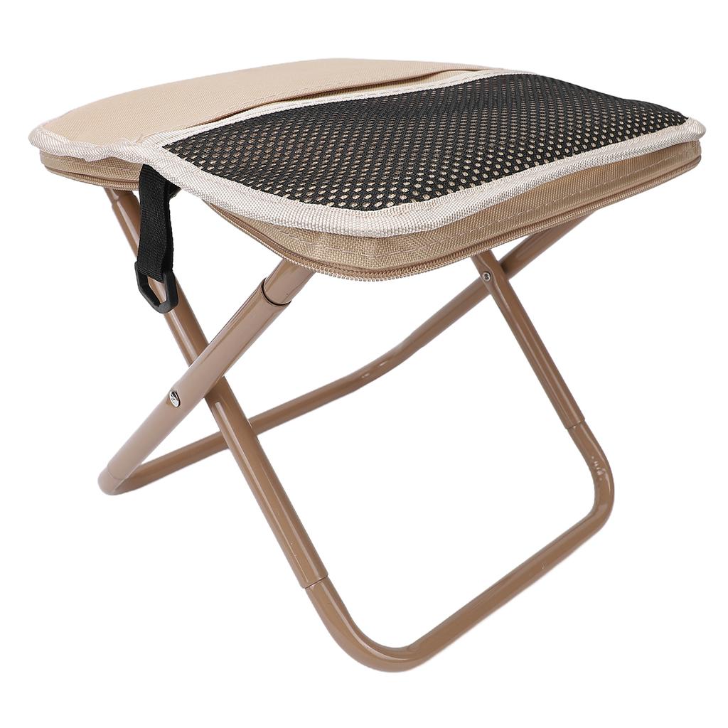 Handbag Stool Portable Folding Stool Camping Chair Outdoor Shoulder Bag Stool Khaki Small Size