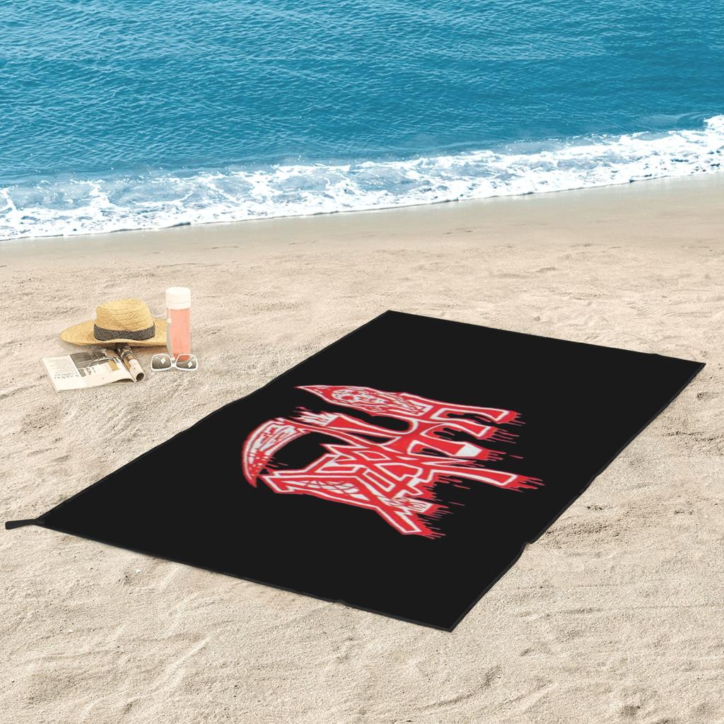 Telo Mare Rock Band Death Metal Musica Microfibra Morbida Asciugatura Rapida Assorbente Asciugamani Veloci Per Bagno
