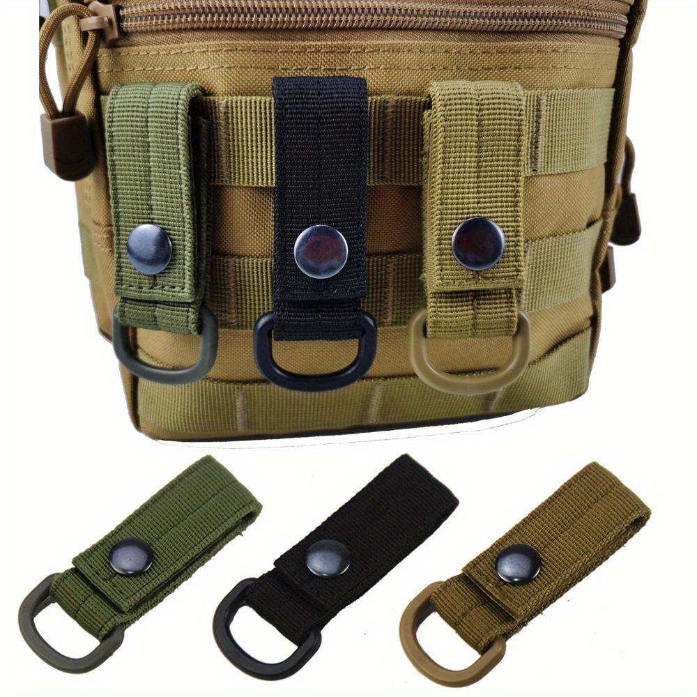 Versatile Nylon Webbing Outdoor Buckle, Portable Hanging Strap Clips for Belts And Keychains, Ideal for Outdoor Sports Gear