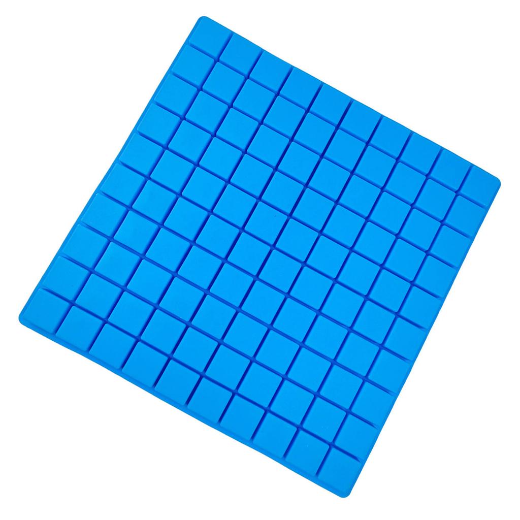 Easily Release Ice Mold 100 Grids Small Square Ice Tray Flexible Silicone Ice Maker for Cocktails Coffee Enduring