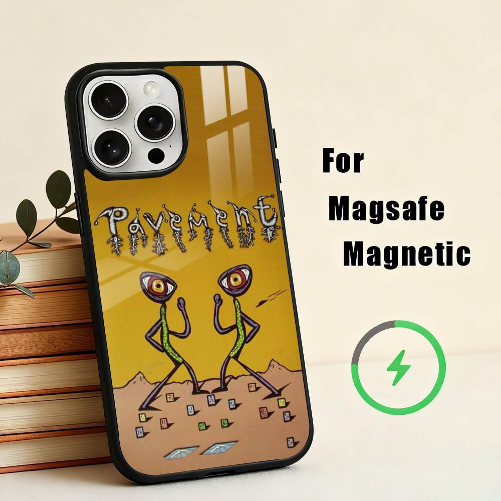 Indie Rock Band P-Pavement Phone Case For iPhone 17,16,15,14,13,12,Plus,Pro,Max for Magsafe Magnetic Wireless Charging
