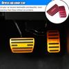 Kakash Custom Interior Accessories for Honda 10th Civic 2016-2021 11th Civic 2022 2023 aluminium alloy Gas Accelerator Pedal Covers,Anti-Slip No