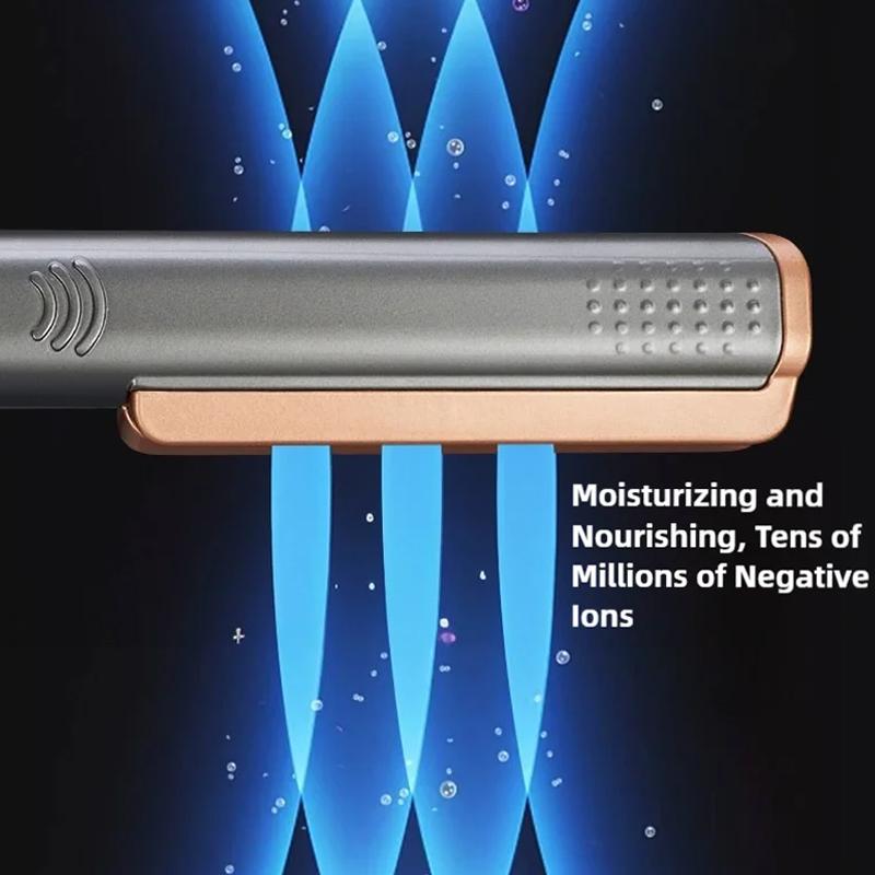 Cross-border Negative Ion Ceramic Coating Curling Iron Electric Heating Comb with Multi-Gear Thermostat Source Factory