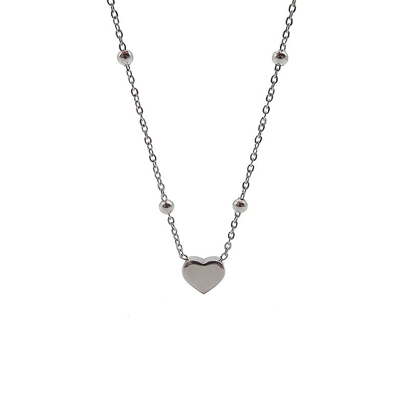 

Минималистичное стильное колье с подвеской в виде крошечных сердец, титановая стальная ключичная цепочка для женщин, нежный подарок