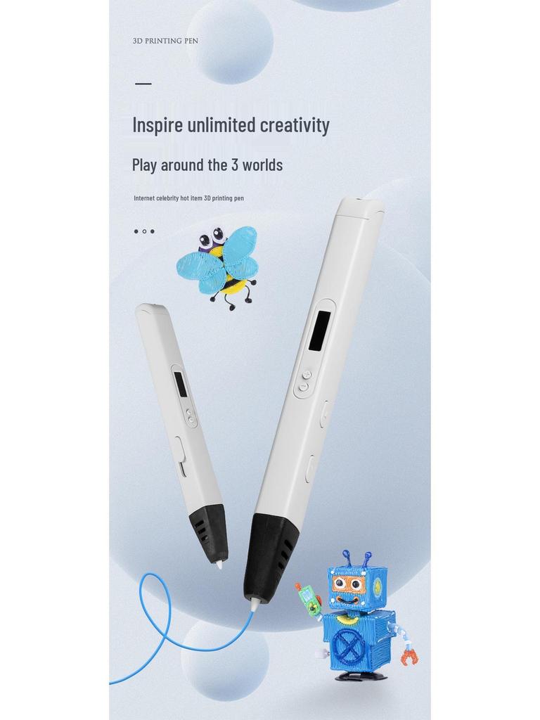 Mu Zi 3D Printing Pen - High-Temperature Stereo Painting Pen RP800A for Children's Creative Education by MYNT3D