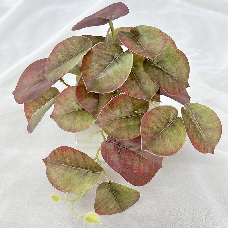 Faux Green Plants With Colocasia Leaves For Home Staging And Photo Props