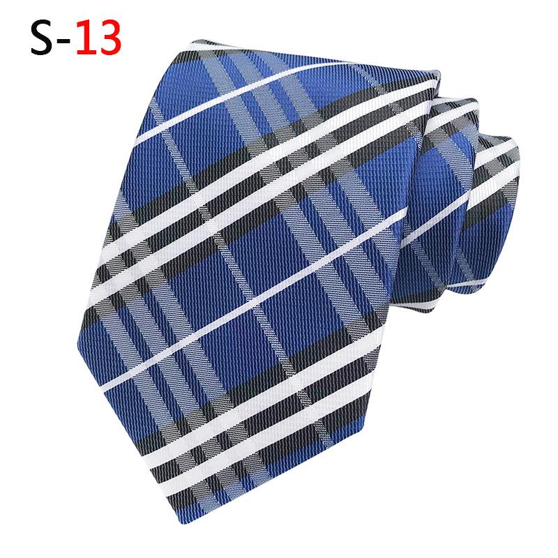 Мужской галстук из полиэфирного шелка, серия «Шотландская клетка», 2025 г.