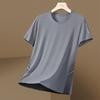 Ice silk quick-drying t-shirt men's short-sleeved summer men's large-size half-sleeved clothes outdoor running sports t-shirt round neck