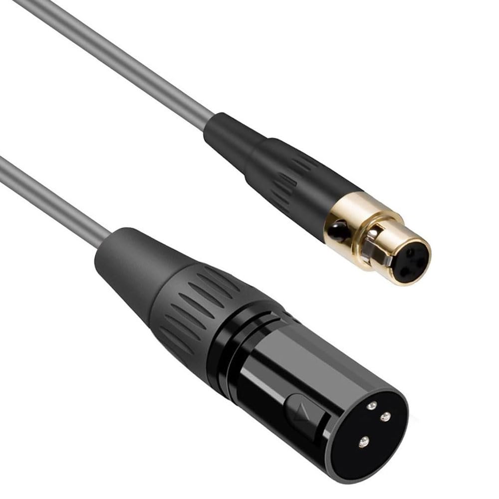 Waveman Mini XLR to XLR Converter Cable, Mini XLR Female to XLR Cable, 0.75m XLR to Mini XLR Adapter, Mini XLR Female to XLR Cable, Microphone Cable