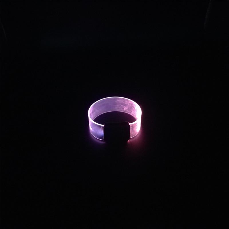 Magnetic Sound-Activated RGB LED Flashing Bracelet for Events